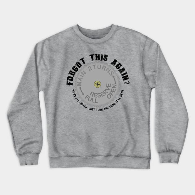 Forgot the Valve Again (light colors) Crewneck Sweatshirt by Red Belly